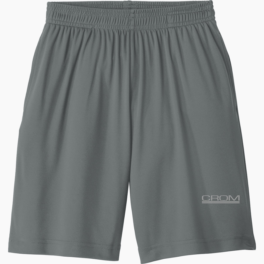CROM 0 <span class="pdp-name-mascot">CROM Corp</span> Sport-Tek Youth PosiCharge Competitor Pocketed Short
