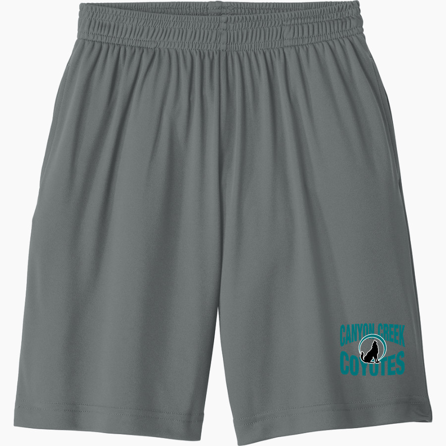 Canyon Creek Coyotes <span class="pdp-name-mascot">Canyon Creek Elementary</span> Sport-Tek Youth PosiCharge Competitor Pocketed Short