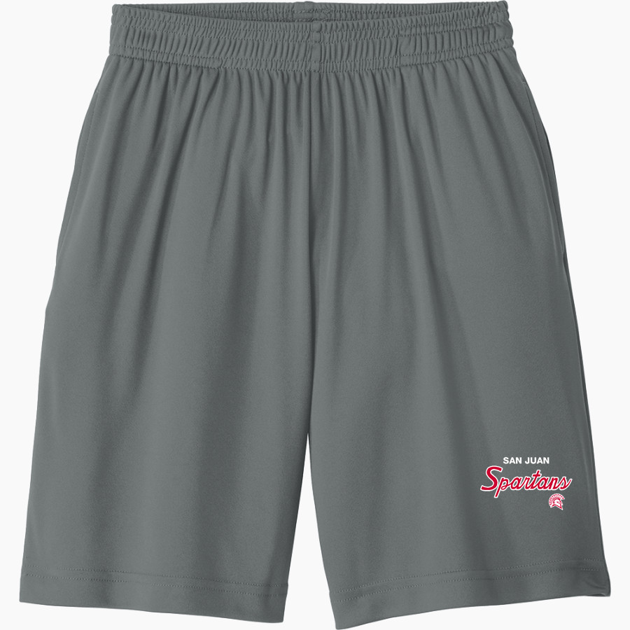 San Juan Spartans Sport-Tek Youth PosiCharge Competitor Pocketed Short