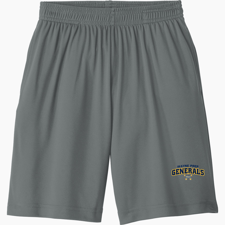WAYNE PREP ACADEMY Generals Sport-Tek Youth PosiCharge Competitor Pocketed Short