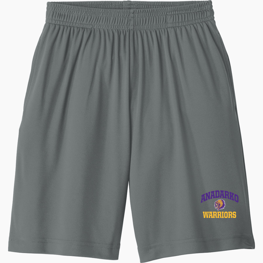 ANADARKO HIGH SCHOOL WARRIORS Sport-Tek Youth PosiCharge Competitor Pocketed Short