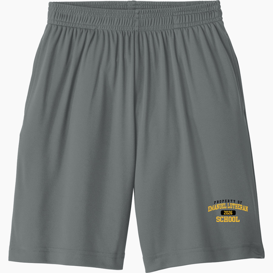 Emanuel Lutheran Tigers <span class="pdp-name-mascot">Emanuel Lutheran School Tigers</span> Sport-Tek Youth PosiCharge Competitor Pocketed Short