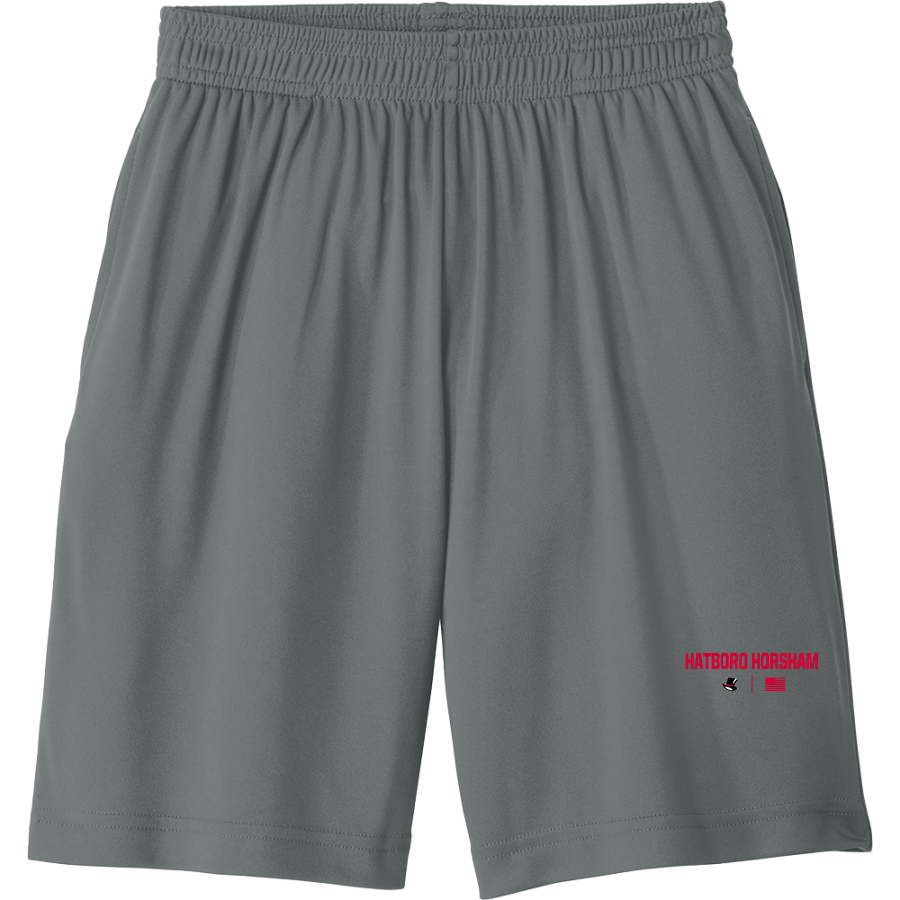 Hatboro Horsham Hatters The Official Online Store <span class="pdp-name-mascot">Hatboro Hatters</span> Sport-Tek Youth PosiCharge Competitor Pocketed Short