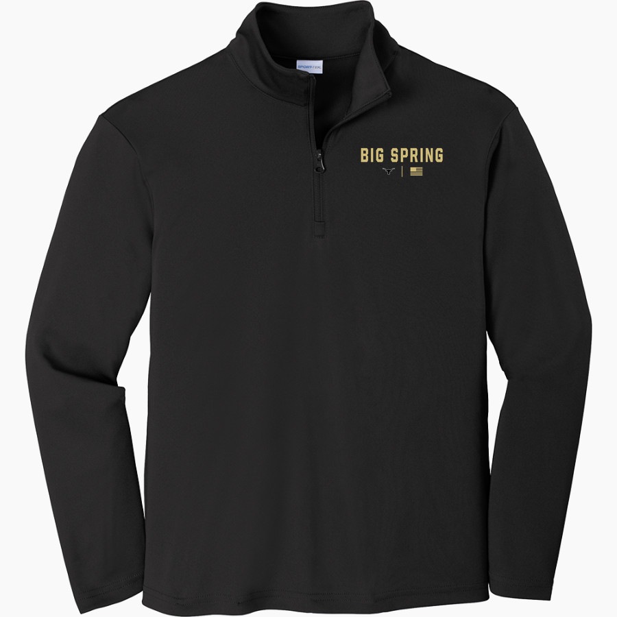 BIG SPRING HIGH SCHOOL STEERS <span class="pdp-name-mascot">BIG SPRING STEERS</span> Sport-Tek Youth PosiCharge Competitor 1/4-Zip Pullover