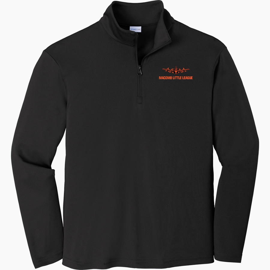 Macomb Little League Bombers <span class="pdp-name-mascot">Macomb Little League Bombers</span> Sport-Tek Youth PosiCharge Competitor 1/4-Zip Pullover