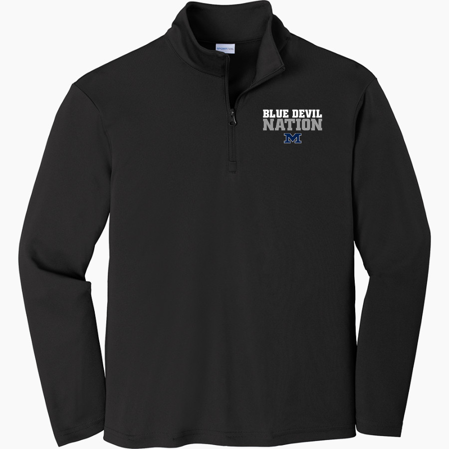 MCDONALD HIGH SCHOOL BLUE DEVILS <span class="pdp-name-mascot">MCDONALD BLUE DEVILS</span> Sport-Tek Youth PosiCharge Competitor 1/4-Zip Pullover
