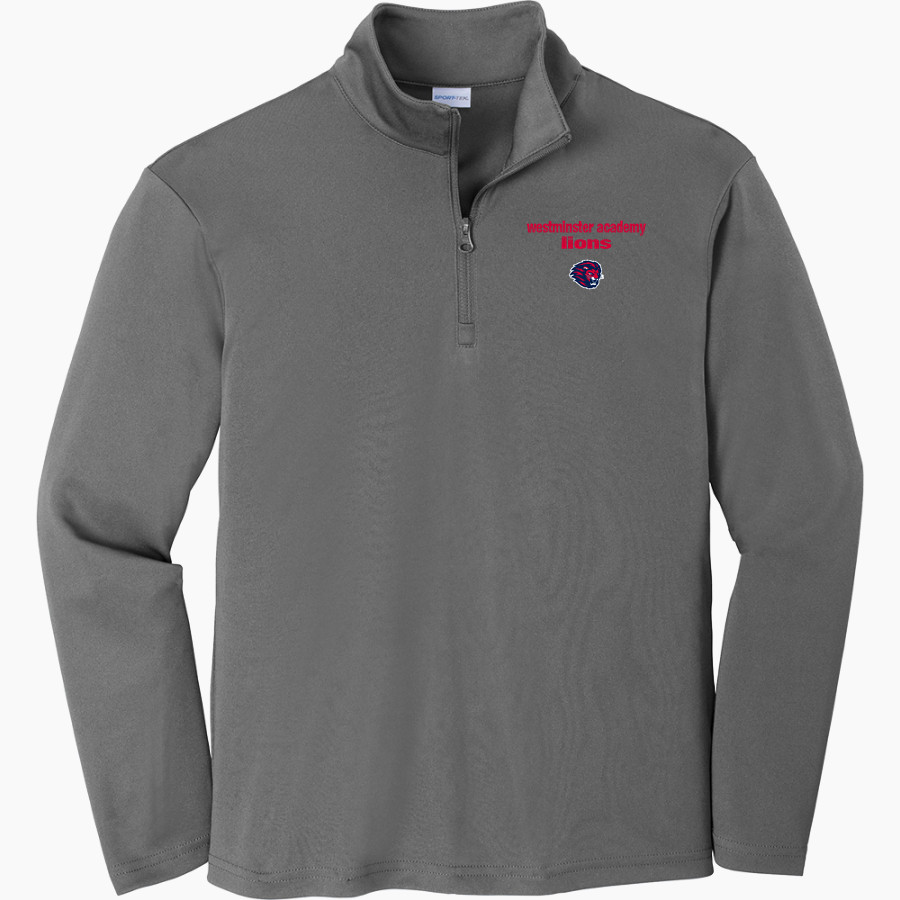WESTMINSTER ACADEMY LIONS <span class="pdp-name-mascot">WESTMINSTER ACADEMY LIONS</span> Sport-Tek Youth PosiCharge Competitor 1/4-Zip Pullover