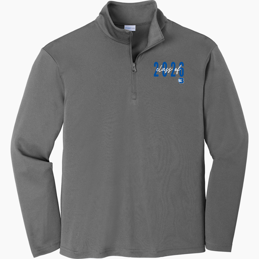 BANDERA HIGH SCHOOL BULLDOGS Sport-Tek Youth PosiCharge Competitor 1/4-Zip Pullover