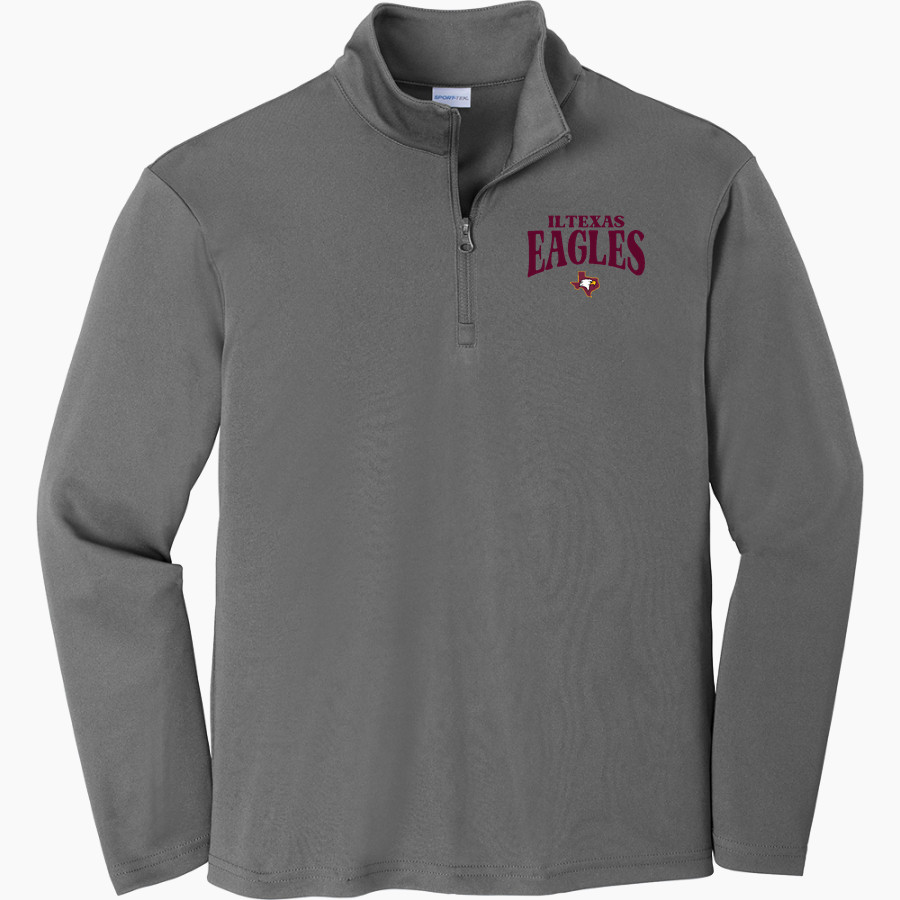 IL Texas Eagles Sport-Tek Youth PosiCharge Competitor 1/4-Zip Pullover