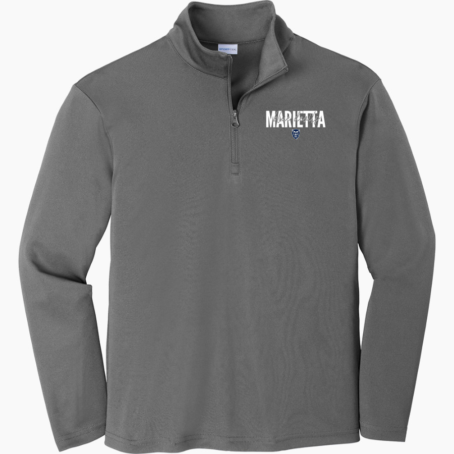 Marietta Blue Devils <span class="pdp-name-mascot">Marietta Blue Devils</span> Sport-Tek Youth PosiCharge Competitor 1/4-Zip Pullover