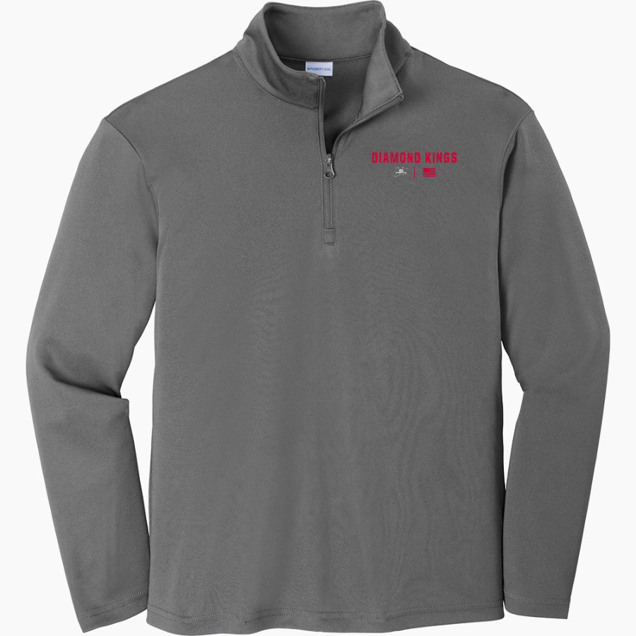 Diamond Kings Diamond Kings <span class="pdp-name-mascot">Diamond Kings</span> Sport-Tek Youth PosiCharge Competitor 1/4-Zip Pullover