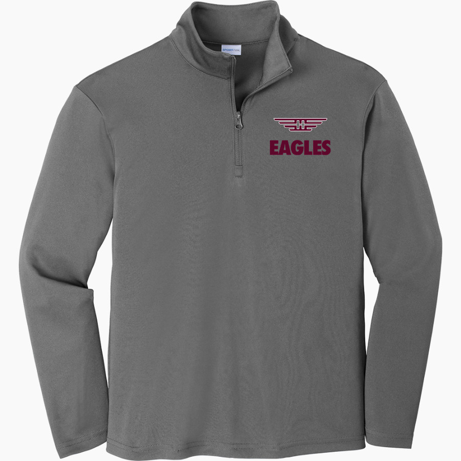 HANCOCK COLLEGE PREP HIGH SCHOOL EAGLES Sport-Tek Youth PosiCharge Competitor 1/4-Zip Pullover