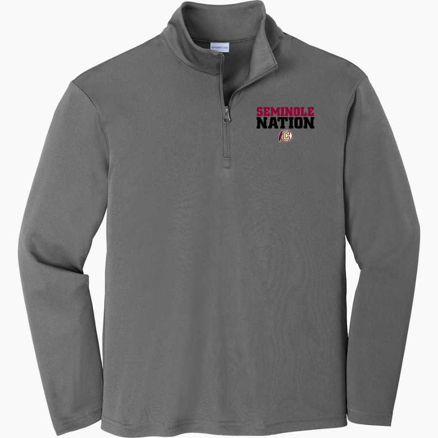 Creekside Seminoles Sport-Tek Youth PosiCharge Competitor 1/4-Zip Pullover