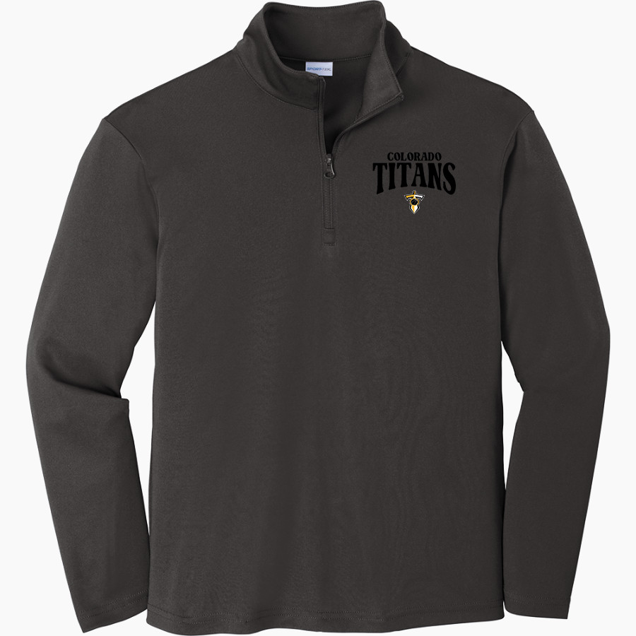 Colorado Titans The Official Online Store Sport-Tek Youth PosiCharge Competitor 1/4-Zip Pullover