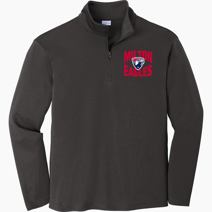 Milton Eagles Sport-Tek Youth PosiCharge Competitor 1/4-Zip Pullover