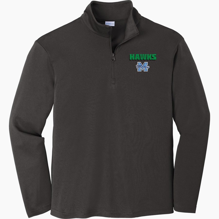 Mount Alvernia Academy Hawks <span class="pdp-name-mascot">Mount Alvernia Academy Hawks</span> Sport-Tek Youth PosiCharge Competitor 1/4-Zip Pullover