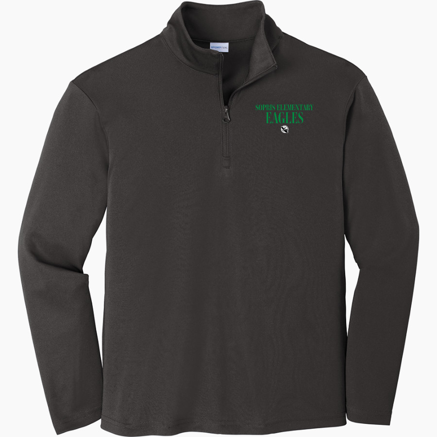 Sopris Elementary Eagles Sport-Tek Youth PosiCharge Competitor 1/4-Zip Pullover