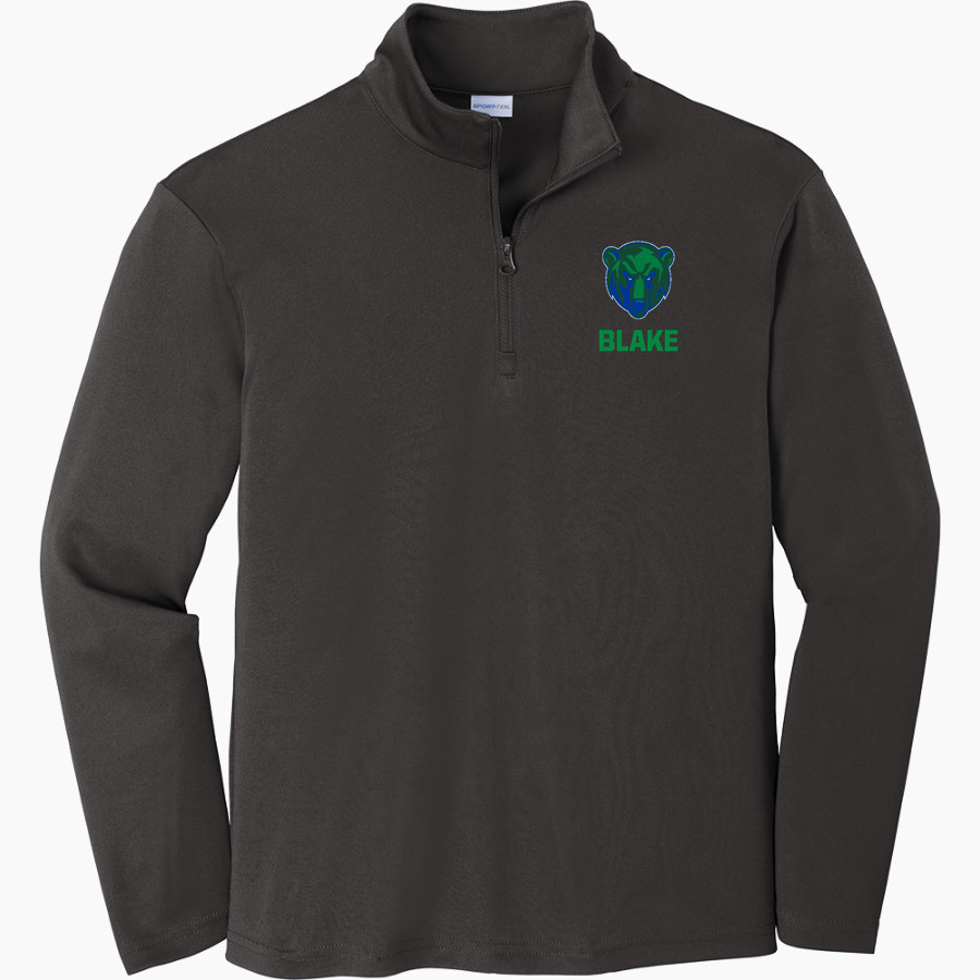 The Blake School BEARS ONLINE STORE <span class="pdp-name-mascot">Blake Bears</span> Sport-Tek Youth PosiCharge Competitor 1/4-Zip Pullover