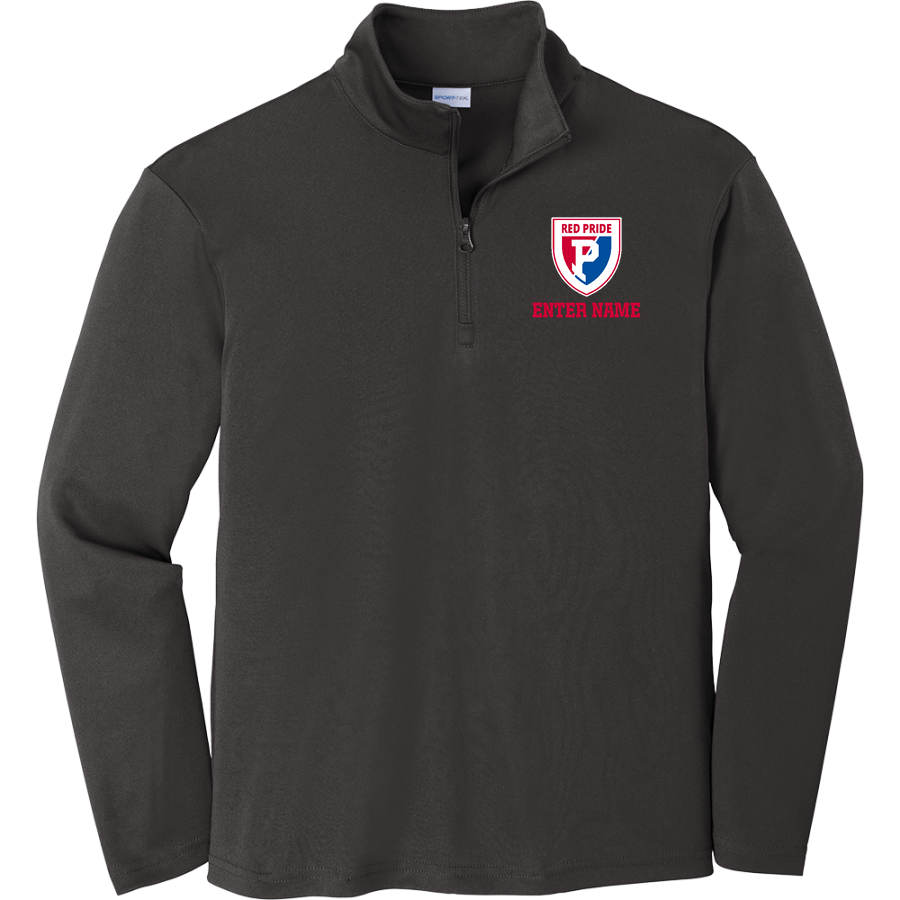 Plainfield Quakers <span class="pdp-name-mascot">Plainfield Quakers</span> Sport-Tek Youth PosiCharge Competitor 1/4-Zip Pullover