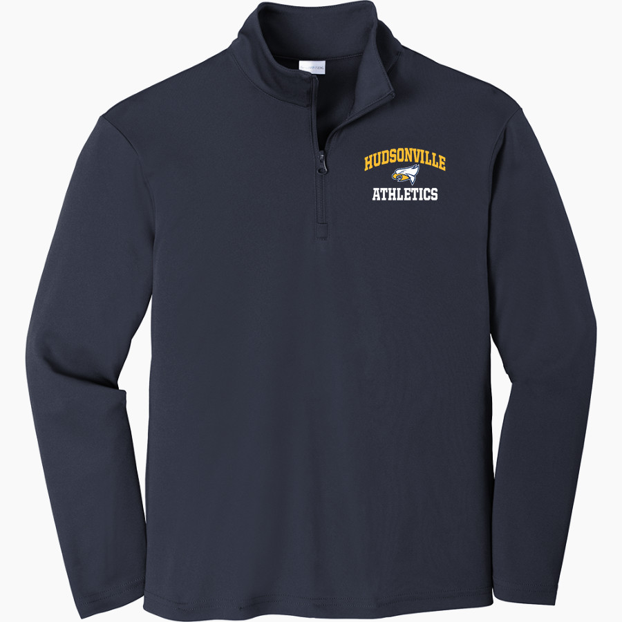 HUDSONVILLE HIGH SCHOOL EAGLES <span class="pdp-name-mascot">HUDSONVILLE EAGLES</span> Sport-Tek Youth PosiCharge Competitor 1/4-Zip Pullover