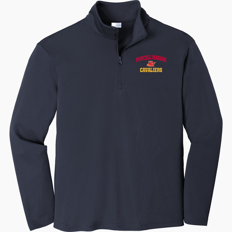 PURCELL MARIAN CAVALIERS official sideline store Sport-Tek Youth PosiCharge Competitor 1/4-Zip Pullover