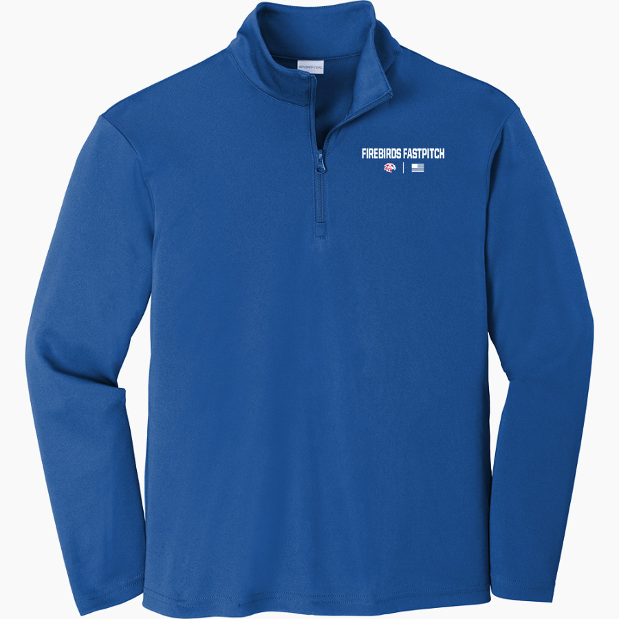 Firebirds Fastpitch The Official Online Store <span class="pdp-name-mascot">Firebirds Fastpitch Softball</span> Sport-Tek Youth PosiCharge Competitor 1/4-Zip Pullover