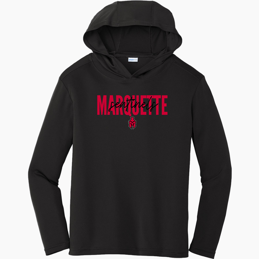 Marquette Sentinels Sport-Tek Youth PosiCharge Competitor Hooded Pullover