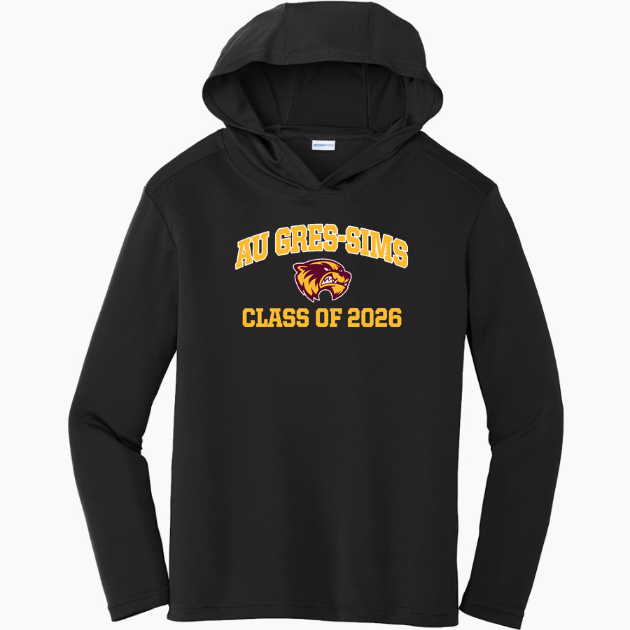 Au Gres-Sims HIGH SCHOOL WOLVERINES <span class="pdp-name-mascot">AU GRES - SIMS WOLVERINES</span> Sport-Tek Youth PosiCharge Competitor Hooded Pullover
