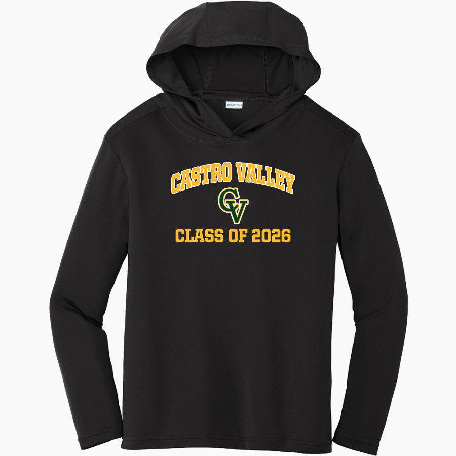 Castro Valley Trojans Sport-Tek Youth PosiCharge Competitor Hooded Pullover
