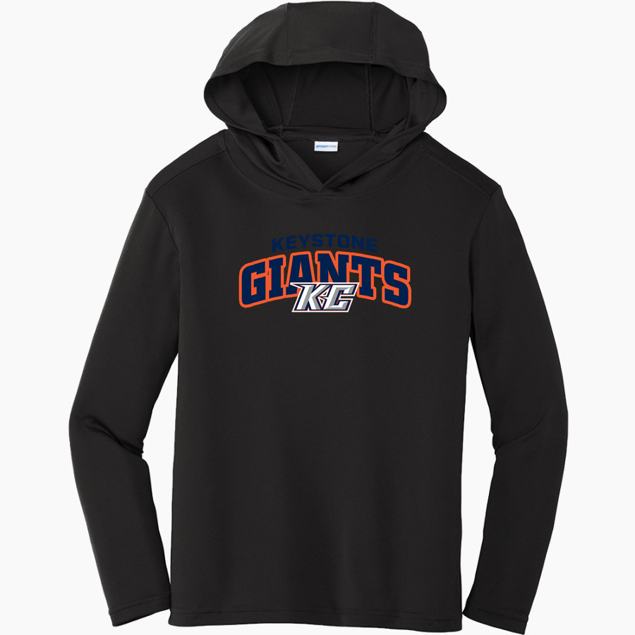 Keystone College The Official Online Store <span class="pdp-name-mascot">Keystone Giants</span> Sport-Tek Youth PosiCharge Competitor Hooded Pullover