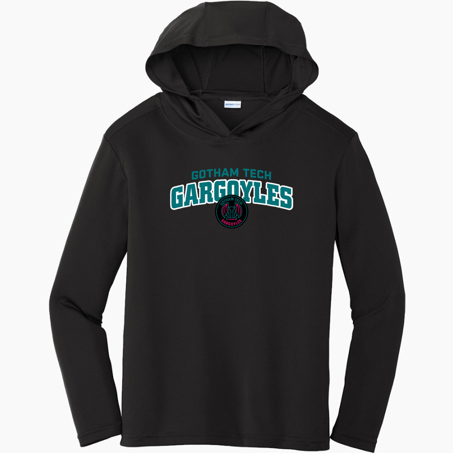 Gotham Tech Gargoyles <span class="pdp-name-mascot">Gotham Tech High School Gargoyles</span> Sport-Tek Youth PosiCharge Competitor Hooded Pullover