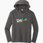 Delta College Pioneers <span class="pdp-name-mascot">Delta College Athletics Pioneers</span> Sport-Tek Youth PosiCharge Competitor Hooded Pullover Front Thumbnail
