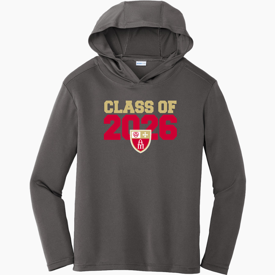 Ave Maria Catholic School Ave Maria Catholic <span class="pdp-name-mascot">Ave Maria Catholic School</span> Sport-Tek Youth PosiCharge Competitor Hooded Pullover