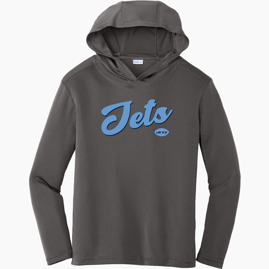 James Clemens Jets <span class="pdp-name-mascot">James Clemens Jets</span> Sport-Tek Youth PosiCharge Competitor Hooded Pullover