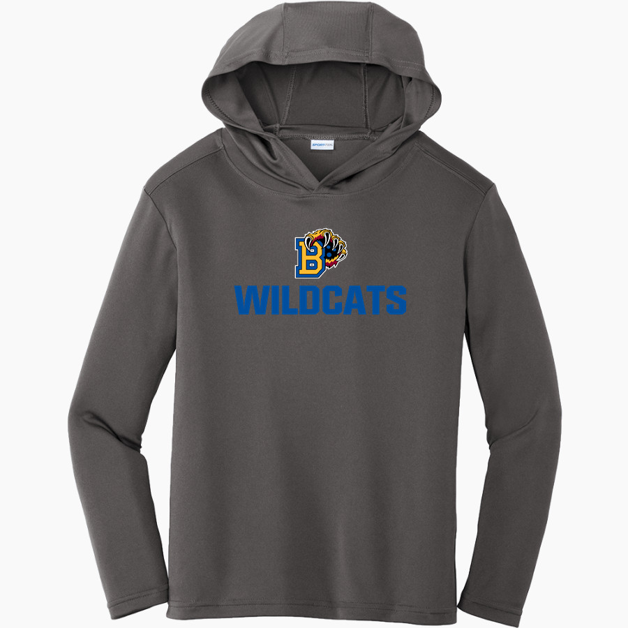 Brawley Union Wildcats <span class="pdp-name-mascot">Brawley Union Wildcats</span> Sport-Tek Youth PosiCharge Competitor Hooded Pullover
