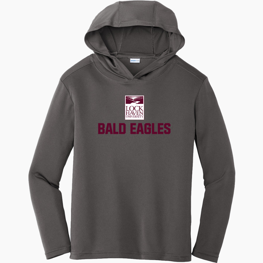 Lock Haven Bald Eagles Sport-Tek Youth PosiCharge Competitor Hooded Pullover