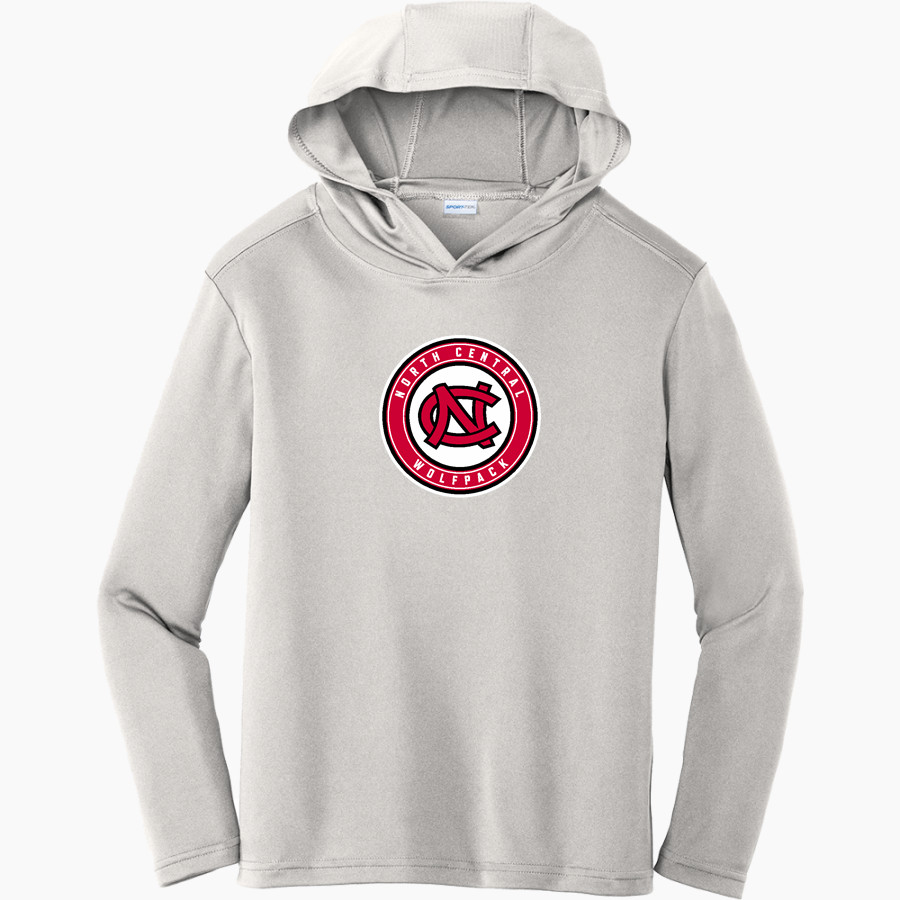 NORTH CENTRAL HIGH SCHOOL Wolfpack <span class="pdp-name-mascot">NORTH CENTRAL INDIANS</span> Sport-Tek Youth PosiCharge Competitor Hooded Pullover