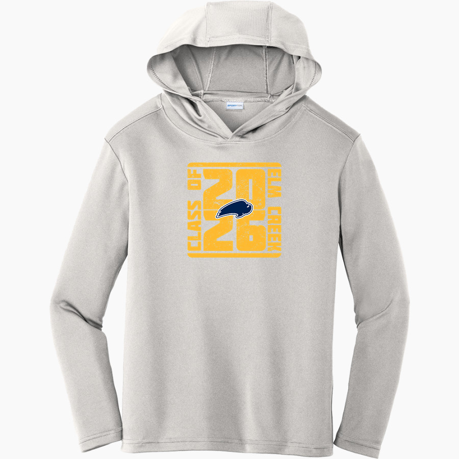 Elm Creek Buffaloes <span class="pdp-name-mascot">Elm Creek Buffaloes</span> Sport-Tek Youth PosiCharge Competitor Hooded Pullover