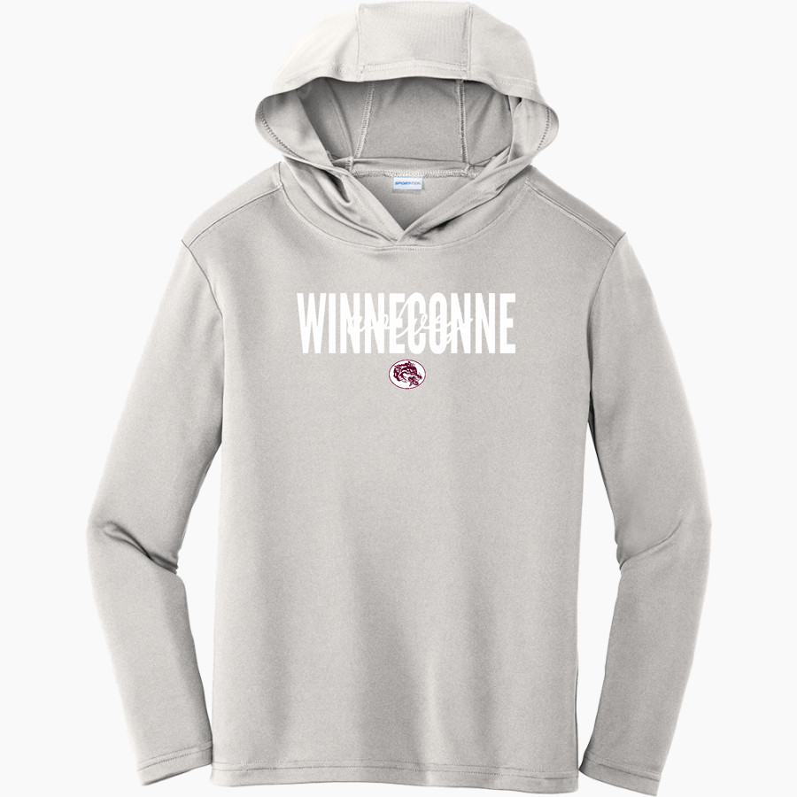 WINNECONNE HIGH SCHOOL WOLVES <span class="pdp-name-mascot">WINNECONNE WOLVES</span> Sport-Tek Youth PosiCharge Competitor Hooded Pullover