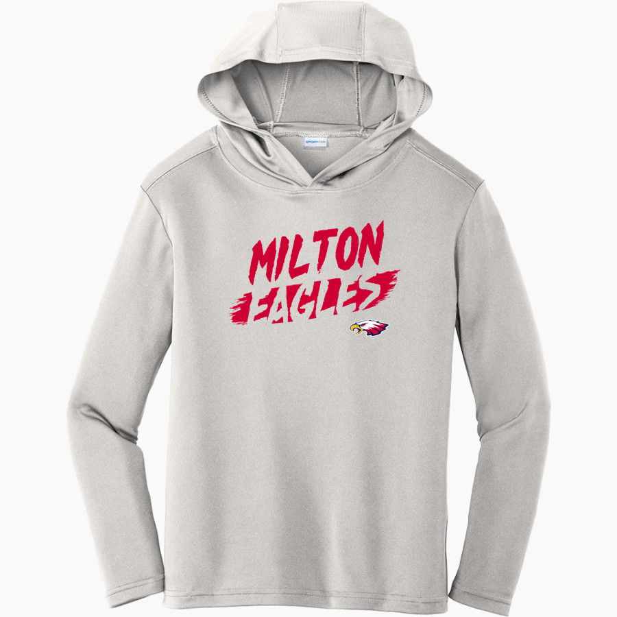 Milton Eagles Sport-Tek Youth PosiCharge Competitor Hooded Pullover