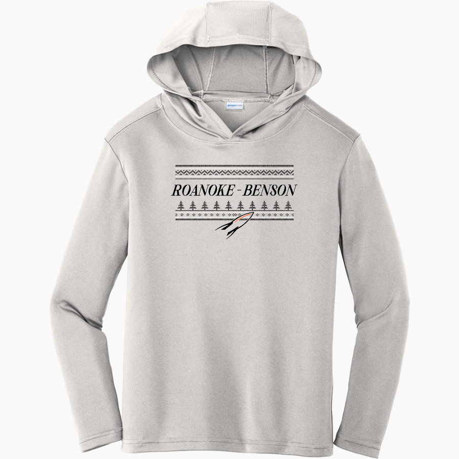ROANOKE-BENSON HIGH SCHOOL ROCKETS Sport-Tek Youth PosiCharge Competitor Hooded Pullover