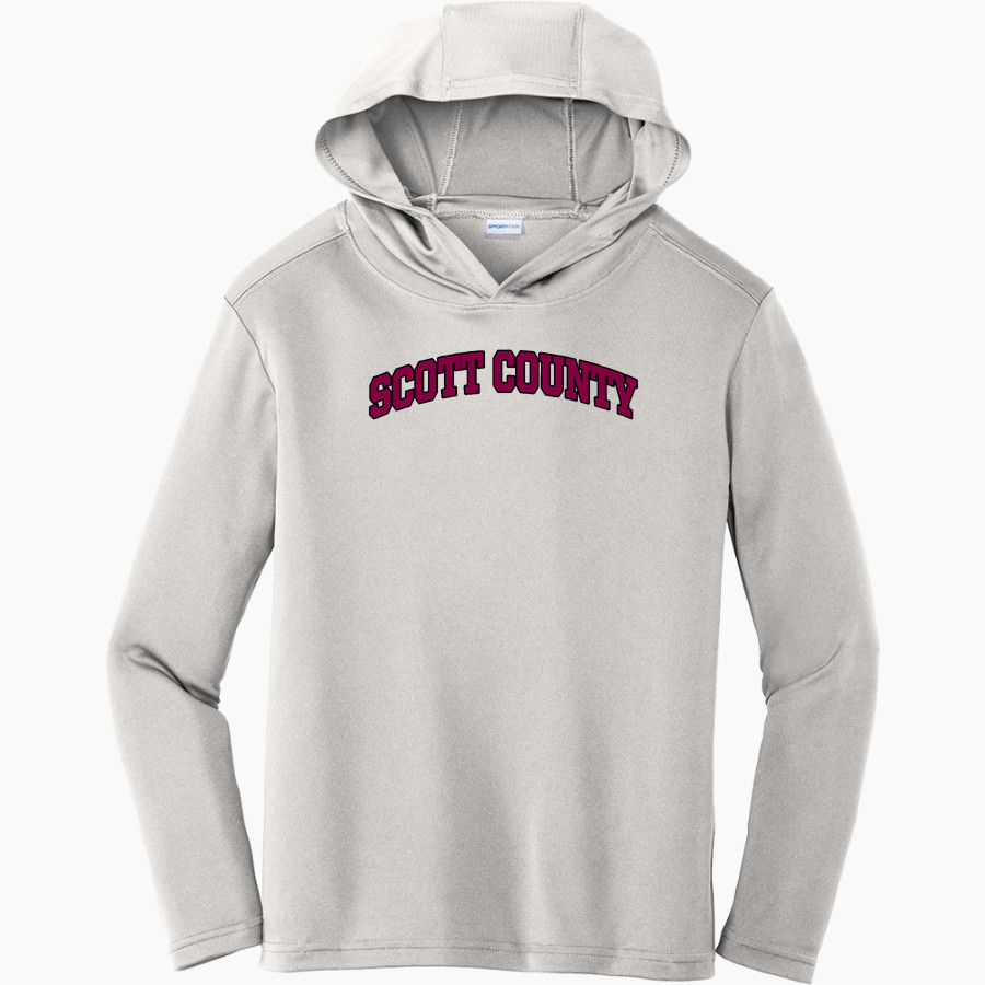 Scott County Cardinals <span class="pdp-name-mascot">Scott County Cardinals</span> Sport-Tek Youth PosiCharge Competitor Hooded Pullover