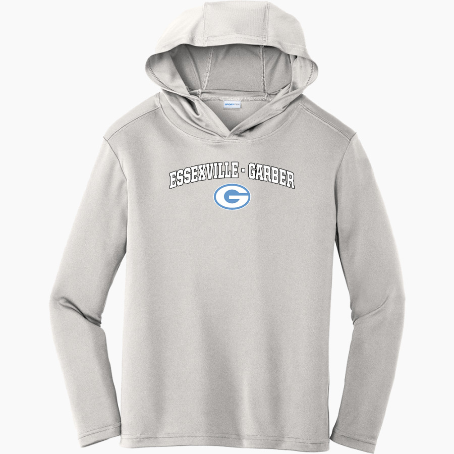 ESSEXVILLE-GARBER HIGH SCHOOL DUKES Sport-Tek Youth PosiCharge Competitor Hooded Pullover