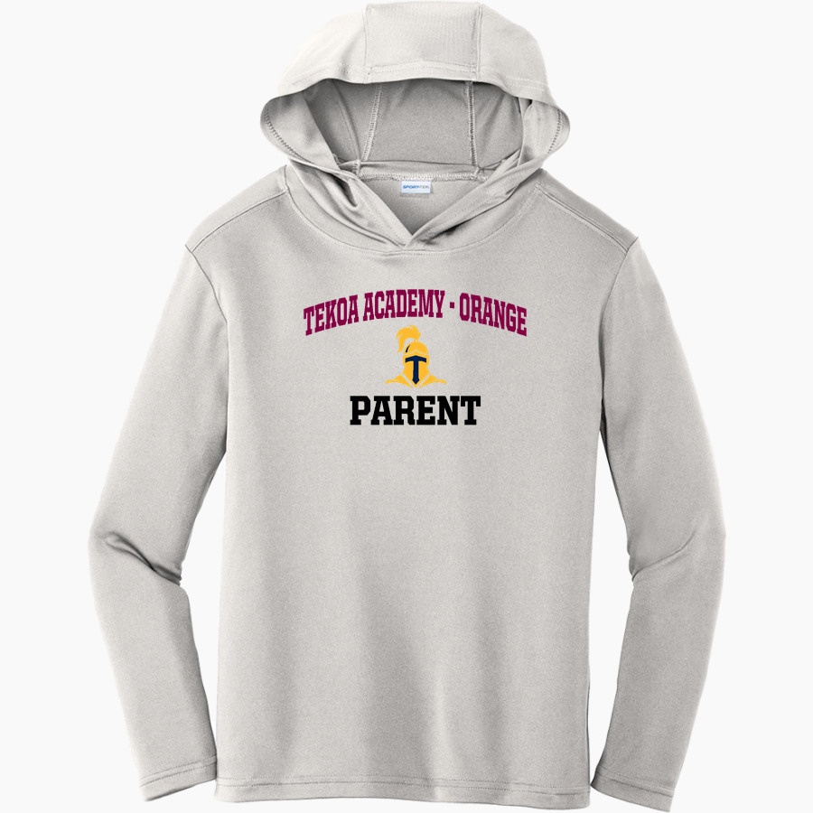 Tekoa Academy - Orange Knights <span class="pdp-name-mascot">Tekoa Academy - Orange Knights</span> Sport-Tek Youth PosiCharge Competitor Hooded Pullover