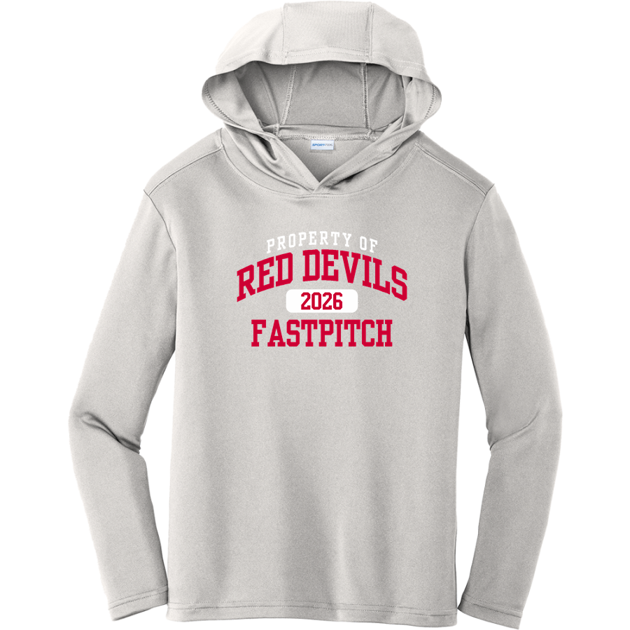 Red Devils Fastpitch <span class="pdp-name-mascot">Red Devils Fastpitch</span> Sport-Tek Youth PosiCharge Competitor Hooded Pullover