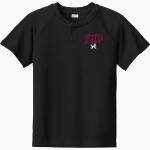 ARP HIGH SCHOOL TIGERS <span class="pdp-name-mascot">ARP TIGERS</span> Sport-Tek Youth Posicharge Competitor 2-Button Short-Sleeve Henley Front Thumbnail