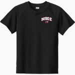 Milwaukee School of Engineering <span class="pdp-name-mascot">MSOE Raiders</span> Sport-Tek Youth Posicharge Competitor 2-Button Short-Sleeve Henley Front Thumbnail