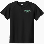 Woods Charter Wolves Sport-Tek Youth Posicharge Competitor 2-Button Short-Sleeve Henley Front Thumbnail