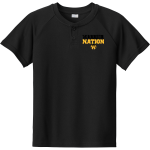WAUPUN HIGH SCHOOL WARRIORS <span class="pdp-name-mascot">WAUPUN WARRIORS</span> Sport-Tek Youth Posicharge Competitor 2-Button Short-Sleeve Henley Front Thumbnail