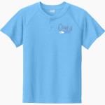 KEALAKEHE HIGH SCHOOL WAVERIDERS <span class="pdp-name-mascot">KEALAKEHE WAVERIDERS</span> Sport-Tek Youth Posicharge Competitor 2-Button Short-Sleeve Henley Front Thumbnail